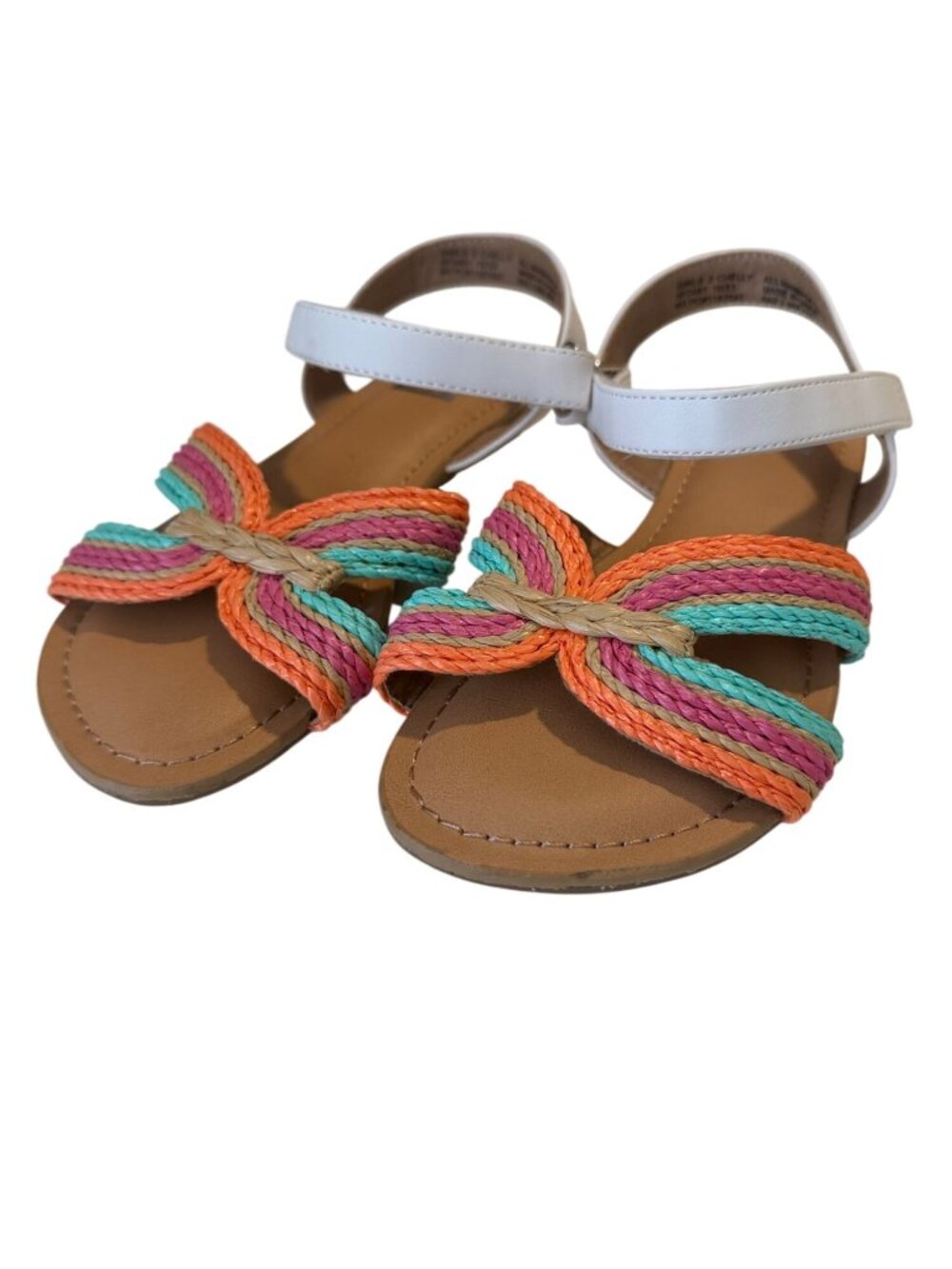 Dolce Vita Chelly Multicolor Braided Sandals Girls Size 2 NWT